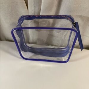 Sol de Janeiro Clear Cosmetic Bag with Purple trim